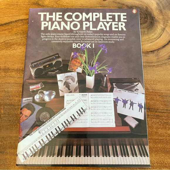 The Complete Piano Player Level 1 by Kenneth Baker c 1985 - Picture 1 of 12